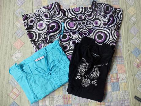 Sada 3 tunik (halenek), vel. m, m