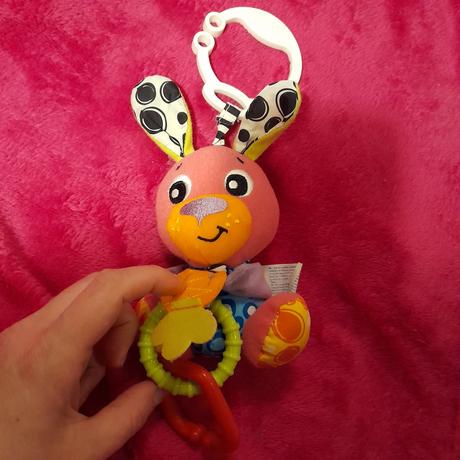 Zajíček pro miminka oranžový, 