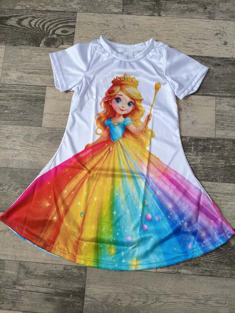 Šaty dívčí s princeznou, 104 / 110