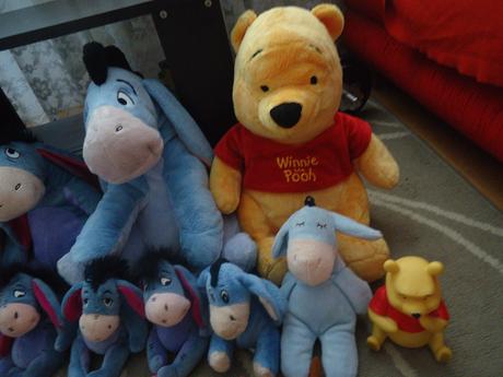 Mix plyšáků medvídek pů a jeho kamarádi,