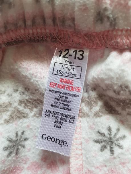 Fleesové kalhoty značky george, velikost 12-13let, george,152