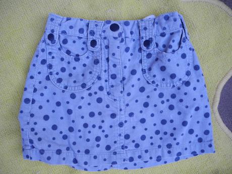 Manšestrová sukně, h&m,86