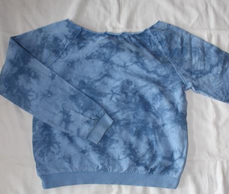 Ub107. vyšisovaná "džínová" mikina 10-11 let, h&m,146