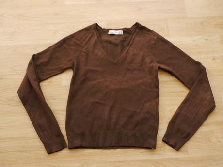Cokoladove hnedy svetrik do v velikost s zara, zara,s