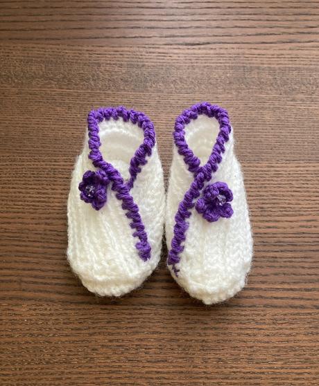 Kojenecké háčkované bačkorky, 17