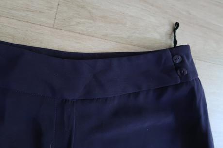 Tmavě fialové kalhoty, bonmarché,42