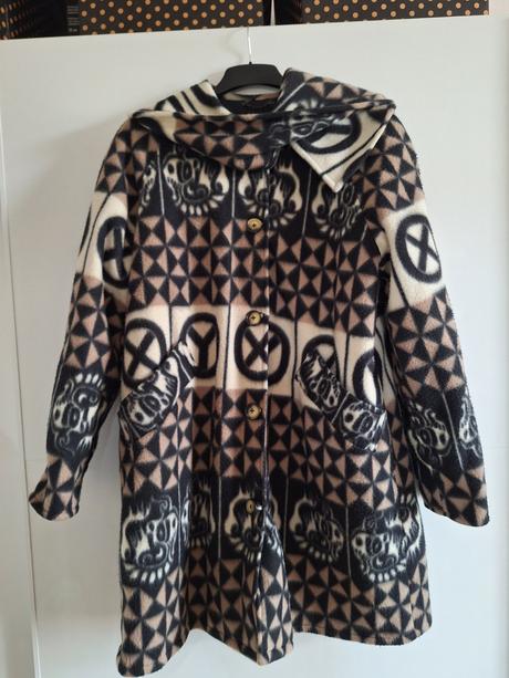 Kabát vlněný dámský kabát vel. xxl, xxl