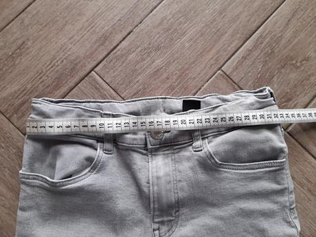 Chlapecké šedé skinny fit rifle zn. hm, vel. 146, h&m,146