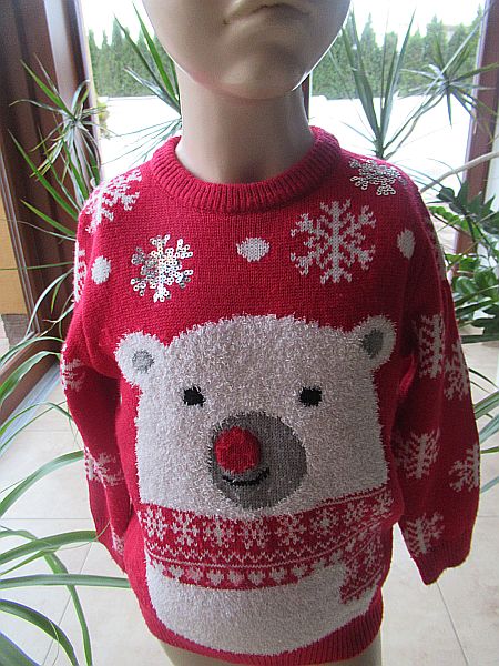 Vánoční blikající svetr, 116