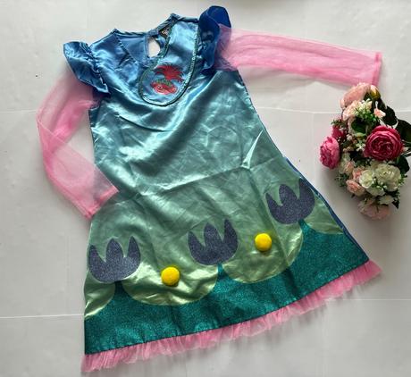 An14/ kostým šaty troll - v.4/6 let,