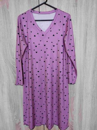 Dámská noční košile dlouhý rukáv vel. m, m