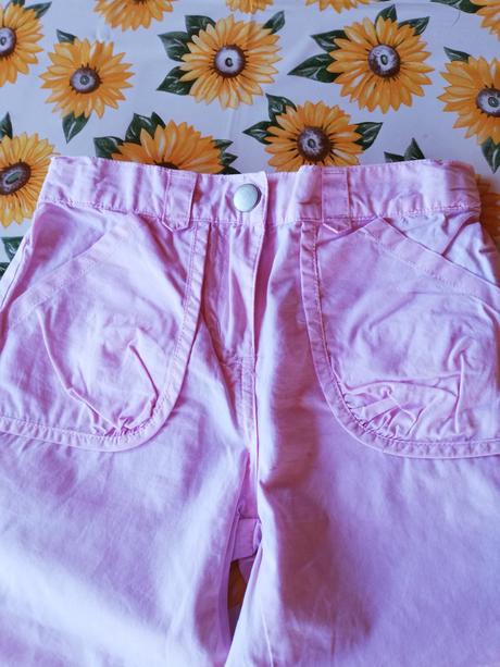 Kalhoty 3/4 letní dívčí vel.116., 116