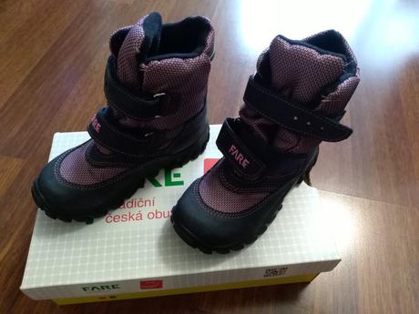 Zimní membránové boty fare, fare,28