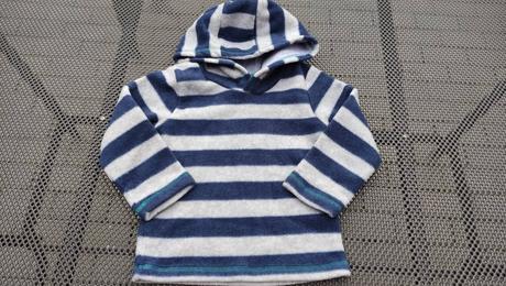 Mikina teplá flauš /klokanka 86/92, matalan,86