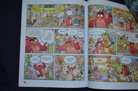 Dětský komiks angry birds,