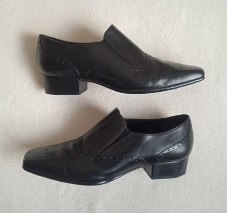 Dámské kožené polobotky geox 40, geox,40