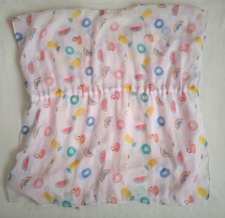 Dívčí plážová tunika přehoz přes plavky 5-9 let, reserved