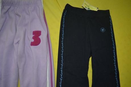 2x dívčí tepláky ,v. 122, 122