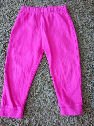 Neonově růžové tepláčky-zn.nutmeg, 80