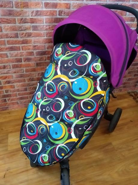 Krásný barevný zateplený nánožník s bočnimi zipy,