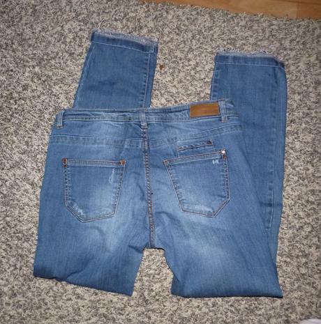 Džíny drbané vel.l, l