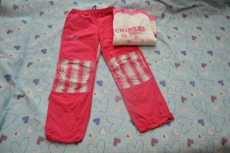 134 140 komplet kalhoty a mikina, loap,140