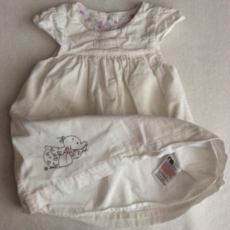 Manšestrové šatičky se slůnětem zn. mothercare, mothercare,68