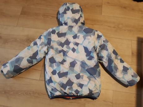 Zimní bunda oboustraná, decathlon,128