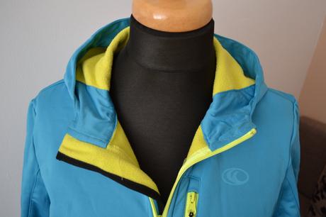 Tyrkysová softsheelová bunda l / 44/46 crivit, crivit,l