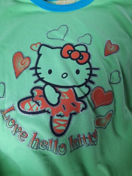 Tričko, vrch od pyžama hello kitty, hello kitty,116