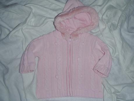 Luxusní teploučký copánkový svetr podšitý bavlnou, george,68