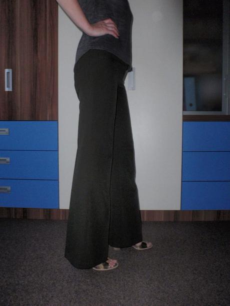 Kalhoty vel.38 khaki-tm. zelené, m