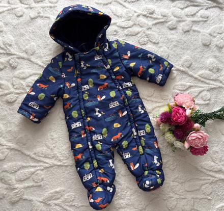 Kombinéza zimní krásná - v.3/6 měs., john lewis baby,68