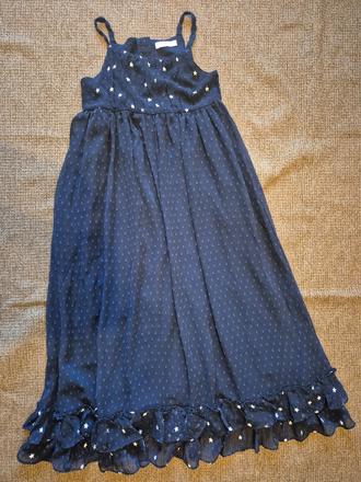 Dívčí dlouhé šaty orchestra vel 152, 152