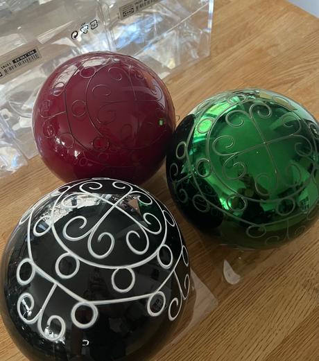 Vánoční ozdoby velikost 20 cm ikea 3 ks,