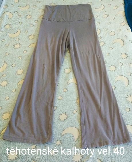 Těhotenské kalhoty 40, l