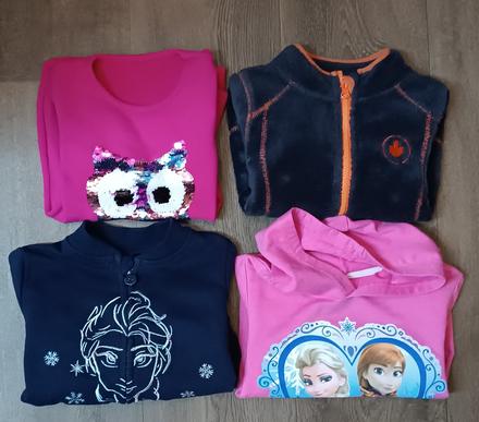 4x dívčí mikiny, vel. 98/104, lupilu,98