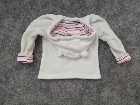 Bílá mikina 2, lupilu,86