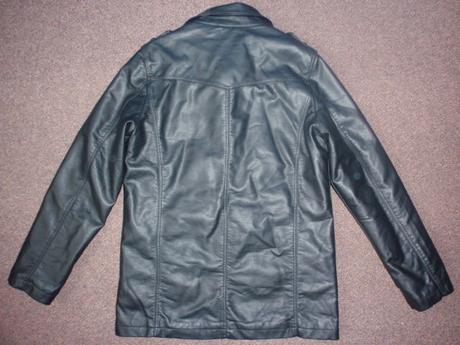 Kabát-sako-bunda kůže ombre, xl