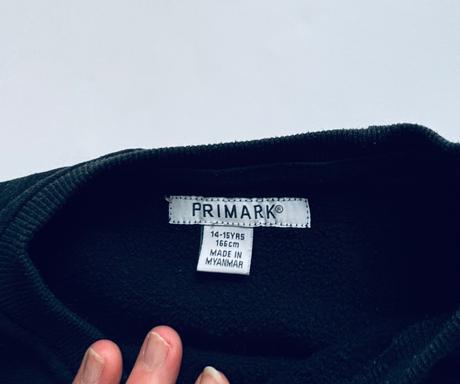 K1/ mikina černá - v.14/15 let, primark,170