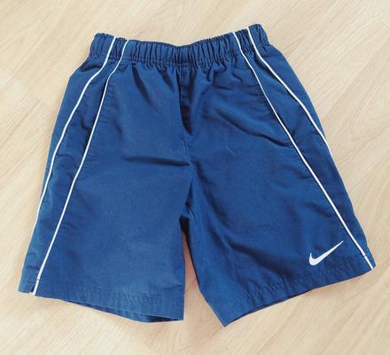 Kraťasy, šortky sportovní nike - modré v. 116-122, nike,116