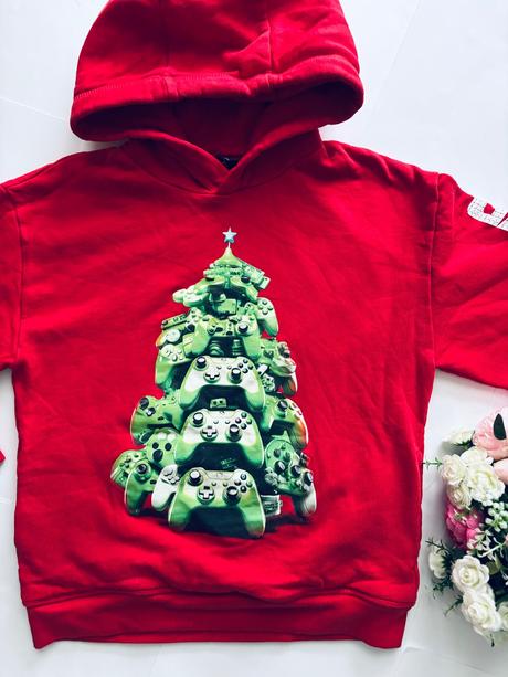 K1/ mikina vánoční zn. next - v.8 let, 128