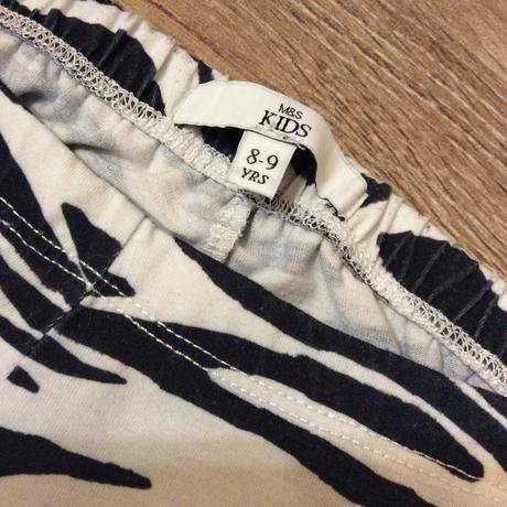 Legíny se zebrami, marks & spencer,134
