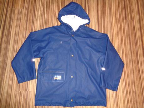 Kvalitní tmavě modrá pláštěnka, 152