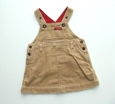 P721 sukně s laclem / šatovka vel. 2-4m, h&m,62
