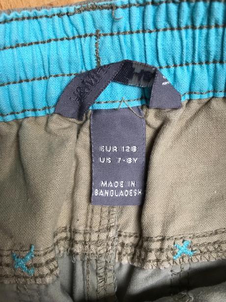 Bermudy kraťasy šortky, h&m,128