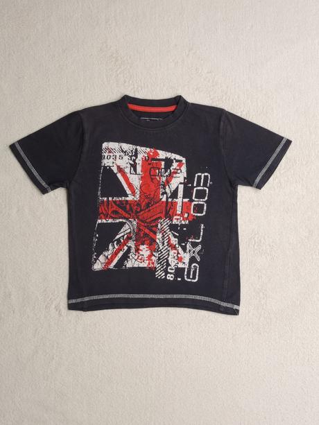 Tričko s britskou vlajkou zn. rebel, rebel,104