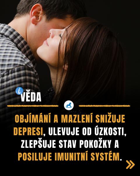 Objímání zlepšuje psychickou pohodu a zdraví celé rodiny. Jak to máte doma vy?
