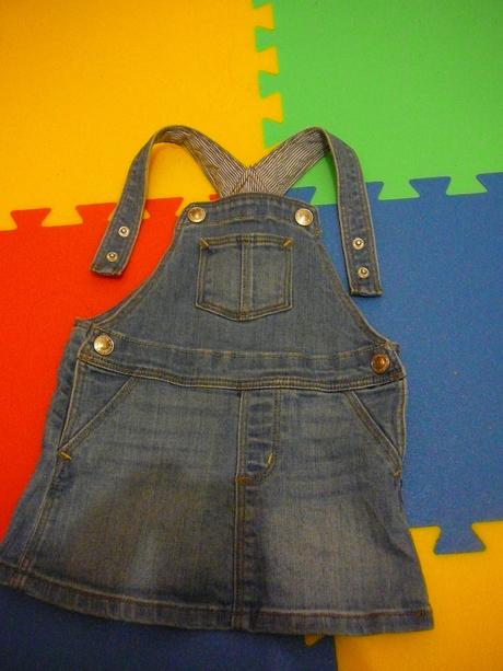 Riflové šatičky, h&m,74