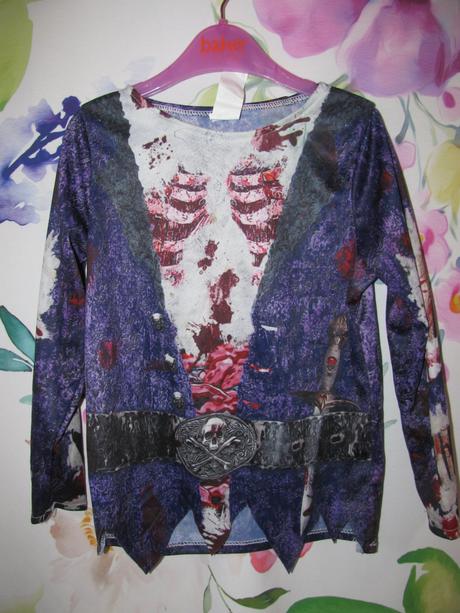 Dětský kostým zombie pirátka, 